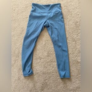 Athleta elation rib tight blue size large